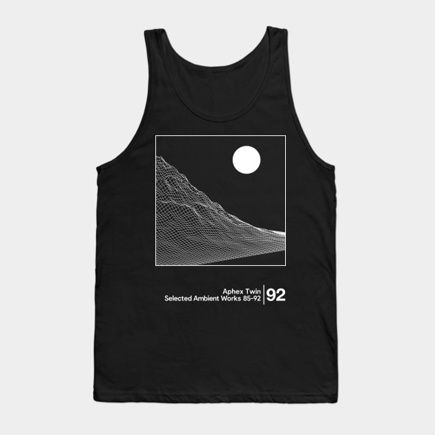 Selected Ambient Works / Minimalist Style Graphic Design Tank Top by saudade